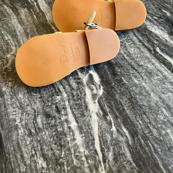 Christian Dior Cannage Leather Baby Sandals - Picture 5 of 10